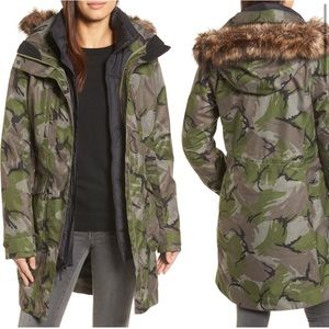 The North Face Outer Boroughs 3 in 1 TriClimate Jacket with Faux Trim